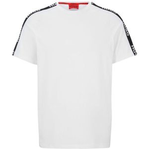 Hugo Sporty Logo 10254453 Short Sleeve T-shirt Wit 2XL Man