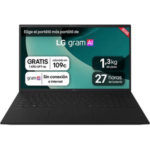 Lg Gram 15zd80t-g.ax55b 15.6´´ Core I5-340 Ai/16gb/512gb Ssd Laptop