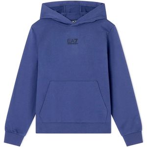 EA7 - 7B000024_AF10380 - Sweatshirt - Kobaltblauw - Casual - Katoen