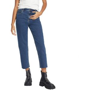 Volcom Stoned Straight Jeans Blauw 24 / 27 Vrouw