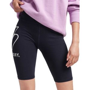 Superdry Sportstyle Logo Cycling Shorts Blauw XS Vrouw