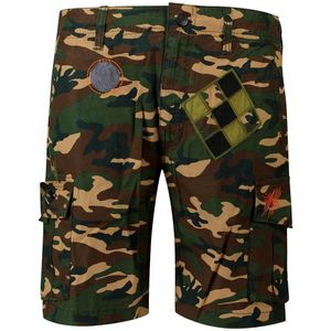 Superdry Patched Alpha Cargo Shorts Groen 36 Man