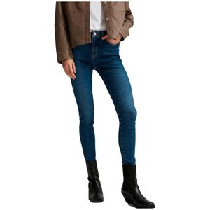 Selected Sophia Mid Waist Skinny Jeans Blauw 32 / 32 Vrouw
