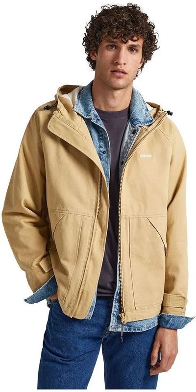 Pepe Jeans - PM402788 - Jas - Beige - Casual - Katoen - Lange Mouwen - Duurzaam