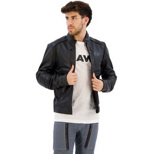 G-star Biker Leather Jacket Zwart M Man