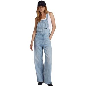 G-star Leg Dungaree Straight Fit Jumpsuit Blauw S Vrouw