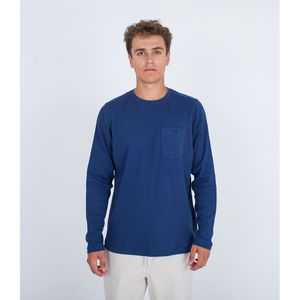 Hurley Felton Thermal Long Sleeve T-shirt Blauw M Man