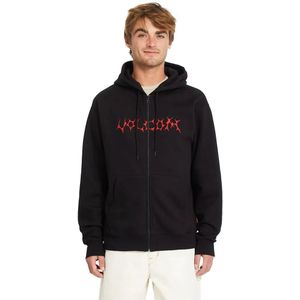 Volcom Watanite Fleece - Heren Hoodie - Zwart - 80% Katoen / 20% Gerecycled Polyester