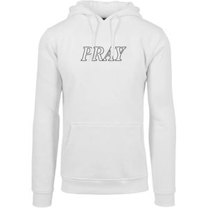 Mister Tee - Pray Hands Hoodie trui - Wit
