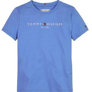 Tommy Hilfiger Essential Short Sleeve T-shirt Blauw 12 Years Meisje
