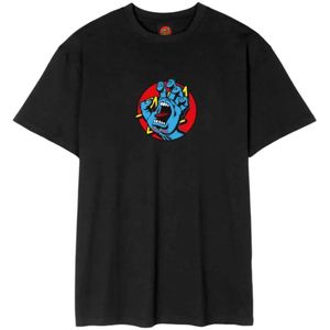 Santa Cruz - HAND DOT FRONT T-SHIRT - Zwart - T-shirt