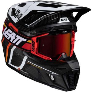 Leatt - 9.5 V25 Offroadhelm - Wit - Inclusief Bril