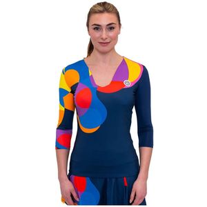 Bidi Badu - T-shirt - Zwart - Polyester - 3/4 Mouwen