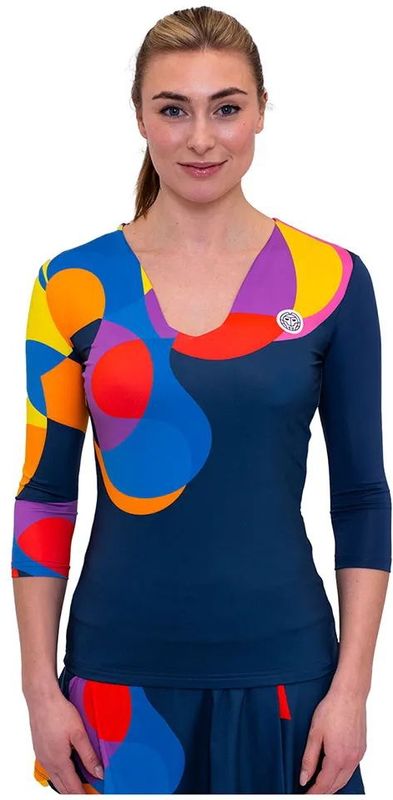 Bidi Badu - T-shirt - Zwart - Polyester - 3/4 Mouwen