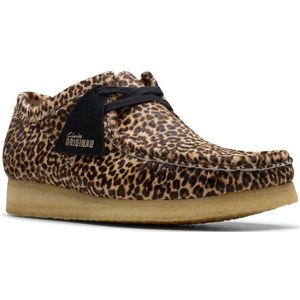 Clarks - Wallabee - Laarzen - Luipaardprint - Harig Leer