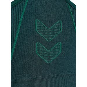 Hummel - Hmlmt Power Seamless Sports Bra - Groen - Sport bh