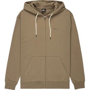 Quiksilver - Salt Water - Sweatshirt - Bruin - Met Rits - Comfort Fit