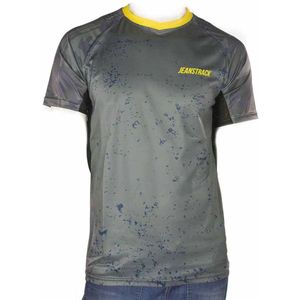 Jeanstrack Camo Short Sleeve T-shirt Grijs S Man