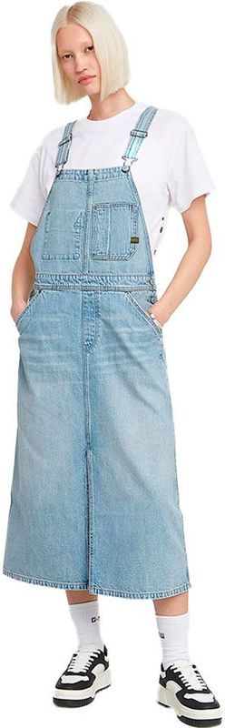 G-Star - Midi Dungaree Dress - Lichtblauw - Katoen