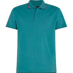 Tommy Hilfiger Collar Placement Reg Short Sleeve Polo Groen XL Man