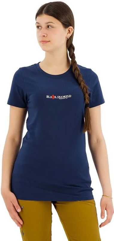 Dames-T-shirt Black Diamond Heritage Wordmark