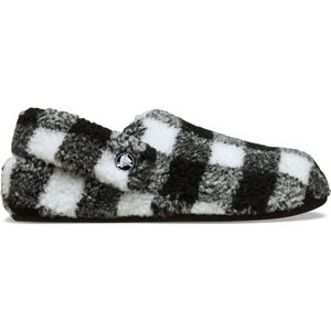 Crocs - Classic Buffalo Check Cozzzy - Pantoffels - Zwart/Wit
