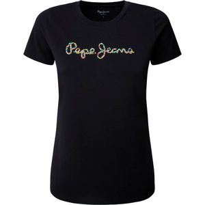 Pepe Jeans Dorita Short Sleeve T-shirt Zwart L Vrouw