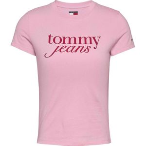 Tommy Jeans - Essential Logo - T-shirt - Katoen - Korte Mouwen