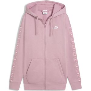 Puma Ess Tape Relaxed Fit Sweatshirt Met Rits
