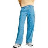 Pepe Jeans - PL204715 - Cargobroek - Blauw - Losse Pasvorm - Hoge Taille
