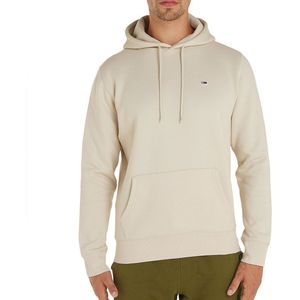 Tommy Jeans Flag Patch Hoodie Beige M Man