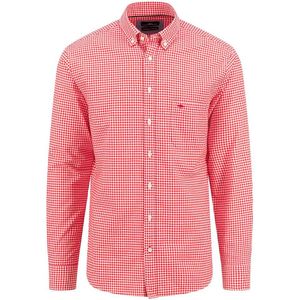 Fynch Hatton Classic Vichy Overhemd Met Lange Mouwen