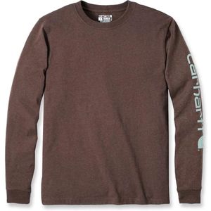 Carhartt Emea Sleeve Logo T-shirt Met Lange Mouwen