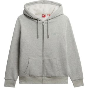 Superdry Essential Borg Lined Sweatshirt Met Rits