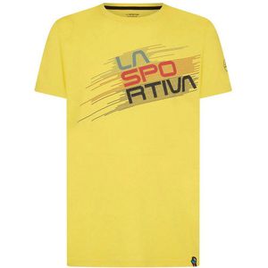 La Sportiva Stripe Evo Short Sleeve T-shirt Geel S Man
