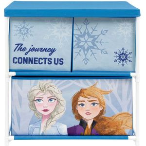 Disney 3 Drawer Frozen Ii Storage Shelf Blauw