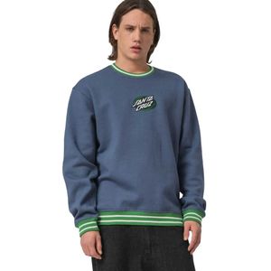 Santa Cruz - Global Oval Dot Front Crew Sweatshirt - Sweater