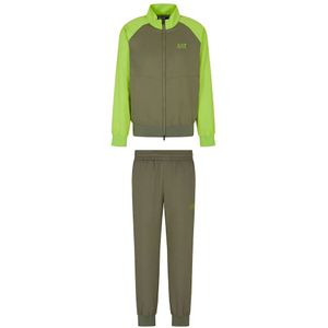 EA7voor mannen. 7M000642_AF16072 Trainingspak Ventus7 Pak groen (XXS), Casual, Sportief, Meerdere sporten, Polyester, Lange mouwen
