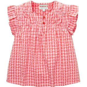 Tom Tailor Smocked Blouse Met Korte Mouwen
