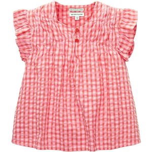 Tom Tailor Smocked Blouse Met Korte Mouwen