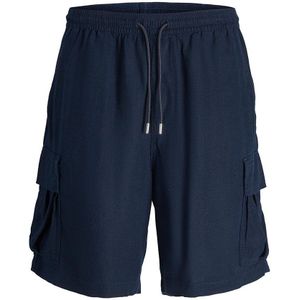 Jack & Jones Karl Nate Linen Ble Shor Cargo Shorts Blauw 46 Man
