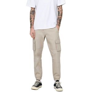 Only & Sons Cam Stage Cuff Cargo Pants Grijs 31 / 30 Man