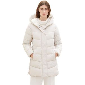Tom Tailor 1038692 Winter Puffer Coat Beige XL Vrouw
