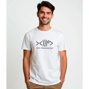 Kruskis Simply Diving Addicted T-shirt Met Korte Mouwen