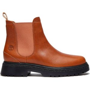 Timberland - Cambria Valley Mid Chelsea Boot - Rust Full Grain - Enkellaars