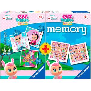 Ravensburger Cry Babies 3 Puzzles+memory Multipack Veelkleurig