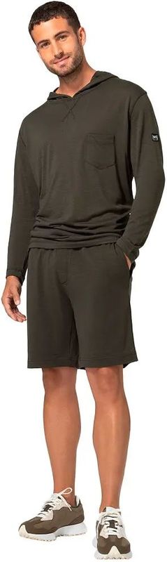 Super.natural - Light Sweatshirt - Hoodie - Lichtgrijs - Merinowol/Polyester