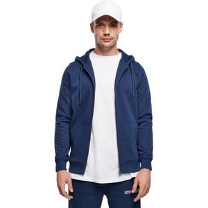 Urban Classics Basic Terry Full Zip Sweatshirt Blauw M Man