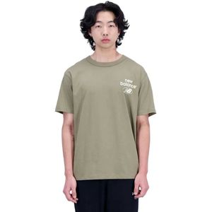 New Balance Essentials Reimagined Cotton T-shirt Met Korte Mouwen
