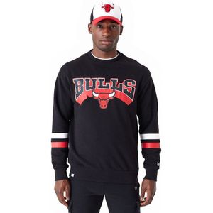 New Era Nba Arch Chicago Bulls Long Sleeve T-shirt Zwart XL Man